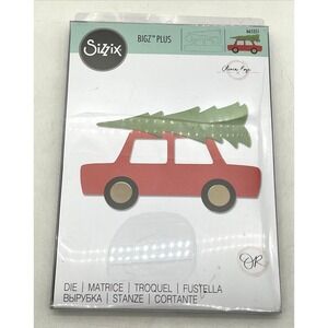 Sizzix Bigz Plus die Car & Tree #665351 by Olivia Rose‎ New
